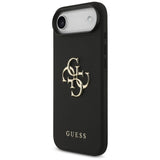 Guess Grained Big 4G & Classic Logo-kasse til iPhone Air - sort