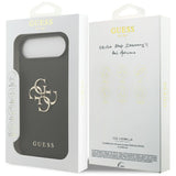 Guess Grained Big 4G & Classic Logo-kasse til iPhone Air - sort