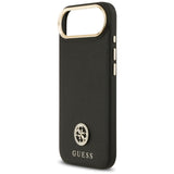 Guess Grained Strass Logo MagSafe-kasse til iPhone Air - sort