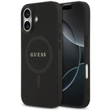 Guess Saffiano Classic Logo MagSafe-hylster til iPhone 17 - sort