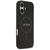 Guess Saffiano Classic Logo MagSafe-hylster til iPhone 17 - sort