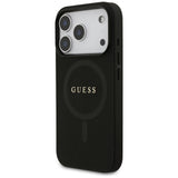 Guess Saffiano Classic Logo MagSafe Case for iPhone 17 Pro - Black