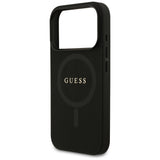 Guess Saffiano Classic Logo MagSafe Case for iPhone 17 Pro - Black