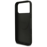 Guess Saffiano Classic Logo MagSafe Case til iPhone 17 Pro Max - sort