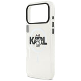 Karl Lagerfeld IML Choupette Sketch Logo MagSafe Case for iPhone 17 Pro Max - Clear