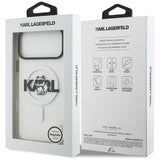 Karl Lagerfeld IML Choupette Sketch Logo MagSafe Case for iPhone 17 Pro Max - Clear