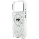 Karl Lagerfeld IML Karl Head Logo MagSafe Case til iPhone 17 Pro Max - Grå