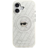 Karl Lagerfeld IML Karl Head Logo MagSafe iPhone 17 Case - Grå