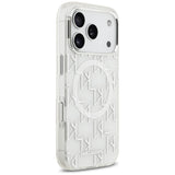 Karl Lagerfeld IML KL Monogram MagSafe Case for iPhone 17 Pro - White
