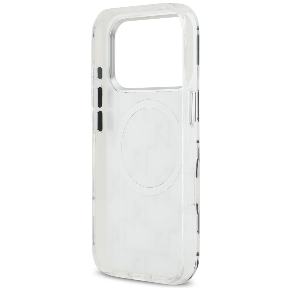 Karl Lagerfeld IML KL Monogram MagSafe Case for iPhone 17 Pro - White
