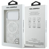 Karl Lagerfeld IML KL Monogram MagSafe Case for iPhone 17 Pro - White