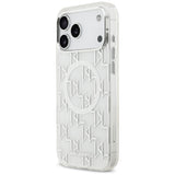 Karl Lagerfeld IML KL Monogram MagSafe Case for iPhone 17 Pro Max - White