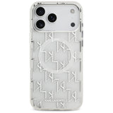 Karl Lagerfeld IML KL Monogram MagSafe Case for iPhone 17 Pro Max - White