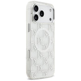 Karl Lagerfeld IML KL Monogram MagSafe Case for iPhone 17 Pro Max - White