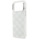 Karl Lagerfeld IML KL Monogram MagSafe Case for iPhone 17 Pro Max - White