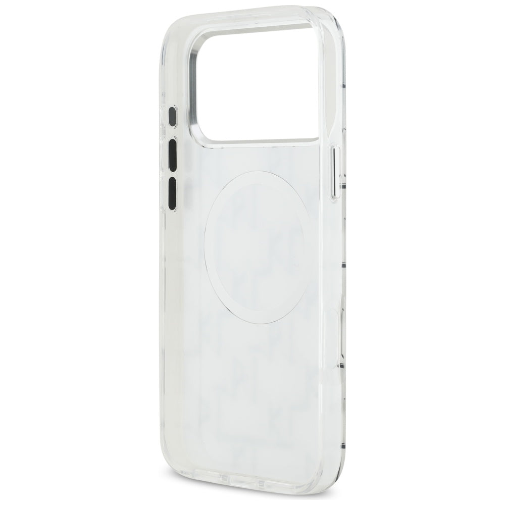 Karl Lagerfeld IML KL Monogram MagSafe Case for iPhone 17 Pro Max - White