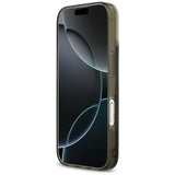 Karl Lagerfeld Liquid Glitter Choupette Logo MagSafe iPhone 17 Case - Black