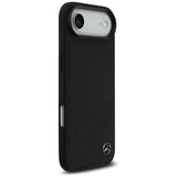 Mercedes Leather Large Laurel Leave MagSafe case for iPhone Air - black
