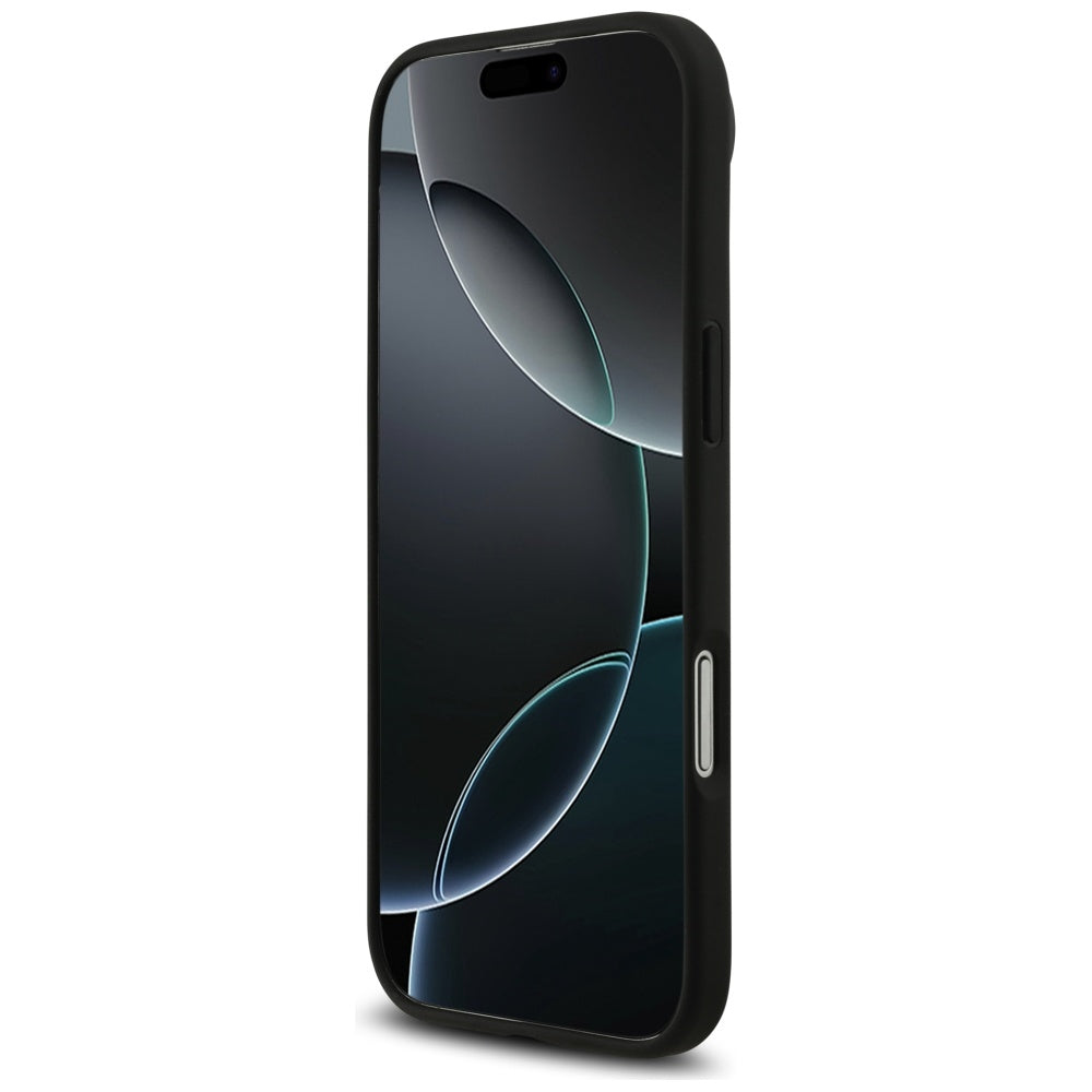 Mercedes Leather Large Laurel Leave MagSafe case for iPhone Air - black