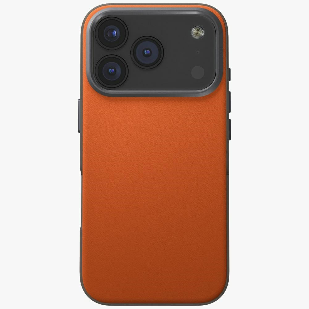 Uniq Lyden DS Case til iPhone 17 Pro Magclick opladning - orange-grå