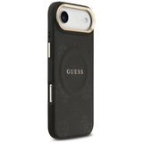 Guess Peony Hot Stamp MagSafe Case for iPhone Air - Black