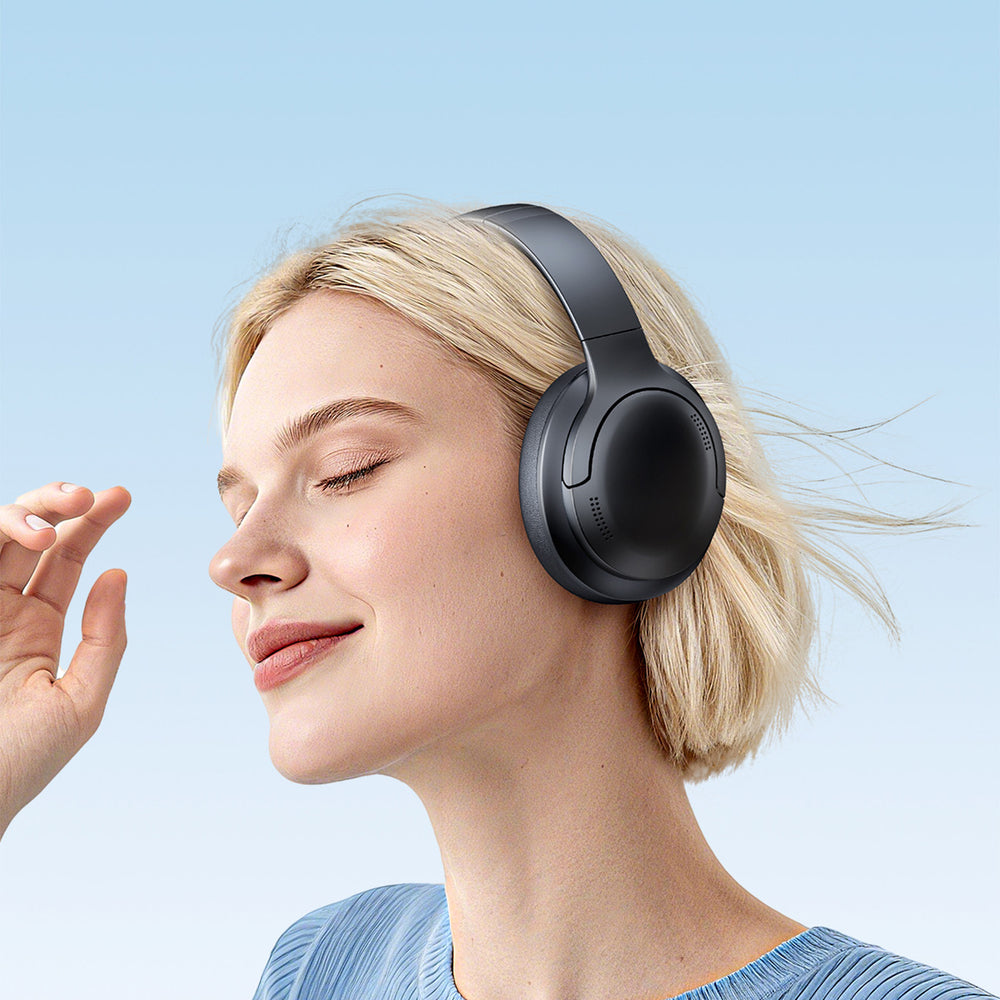 Baseus Bass BH1 Lite trådløs Bluetooth 6.0 hovedtelefoner - sort