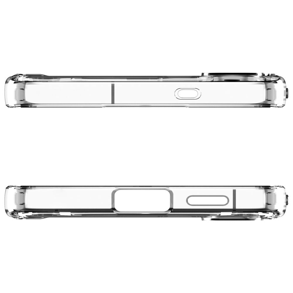 Spigen Ultra Hybrid Mag MagSafe Case til Samsung Galaxy S25 FE - Klar og hvid