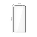 Tech-Protect Glass Fit+ 2-pakke hærdet glas til Motorola Edge 50 Neo / 60 Neo - sort