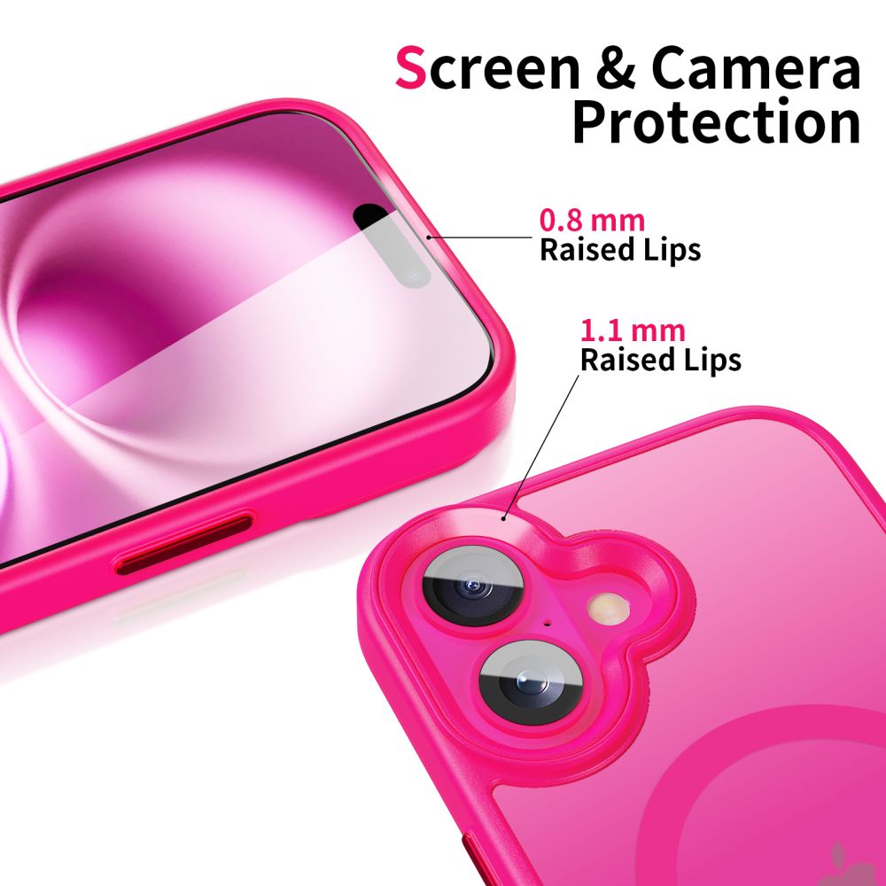 Tech-Protect MagMat MagSafe Case til iPhone 16 - Pink