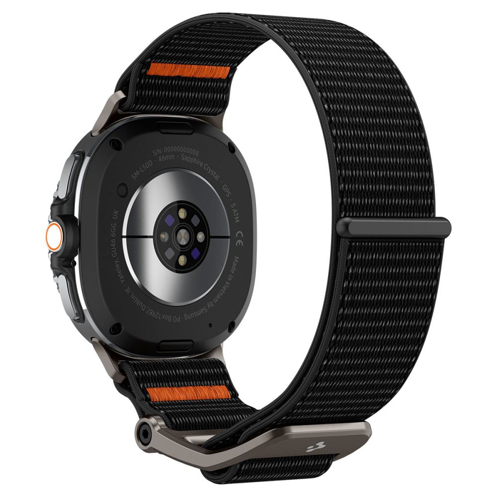 Spigen DuraPro Flex Strap til Samsung Galaxy Watch 40/44/46 mm - sort