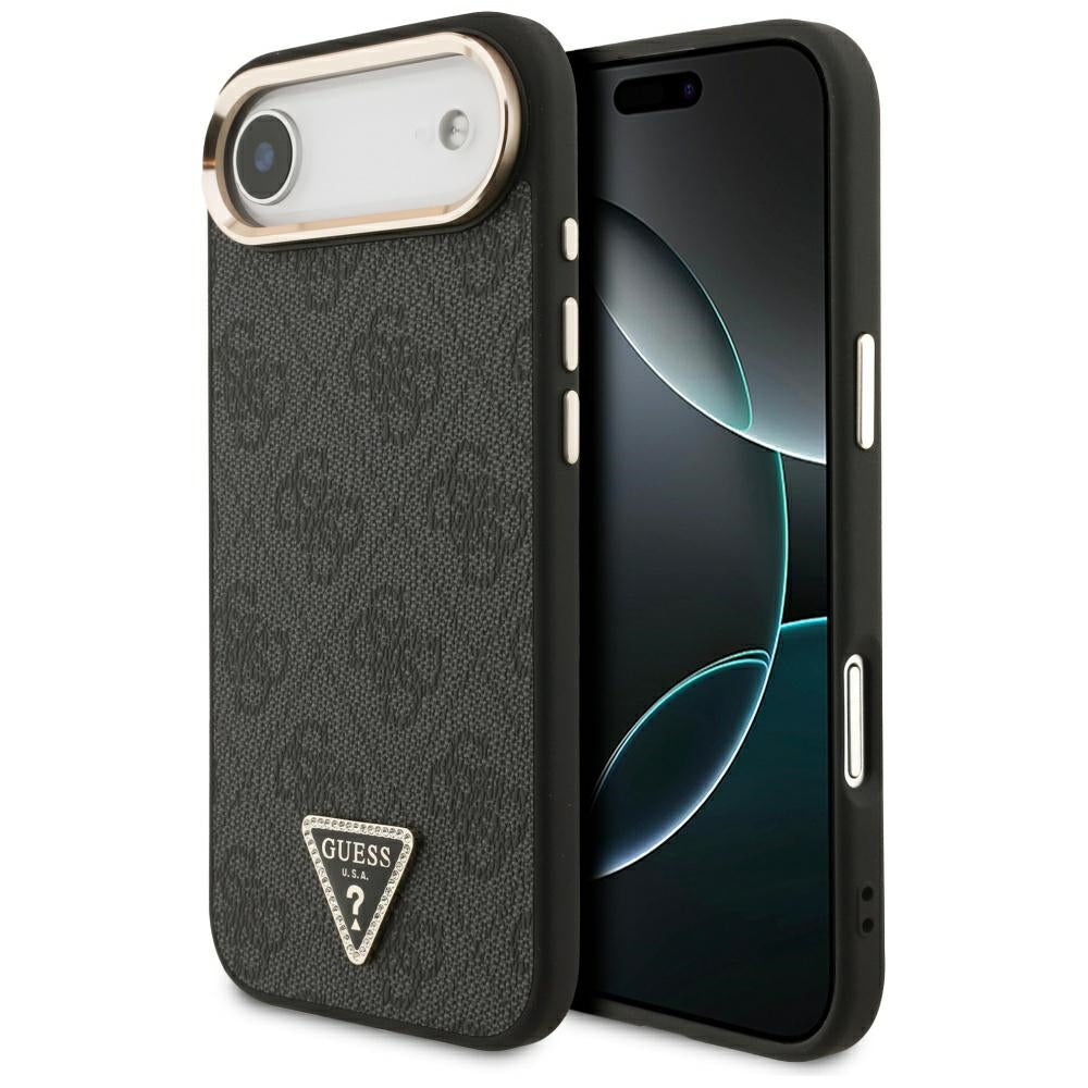 Guess 4G Triangle Logo MagSafe-hylster til iPhone Air - sort og guld