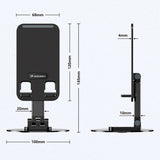 Wozinsky WPT-K393 stabil stand til telefon og tablet - sort
