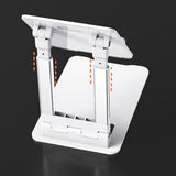 Wozinsky WPT-K28 Skrivbordstativ til telefon Tablet Smartphone Holder Foldbar - Hvid