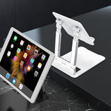 Wozinsky WPT-K28 Skrivbordstativ til telefon Tablet Smartphone Holder Foldbar - Hvid