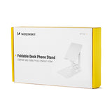 Wozinsky WPT-K28 Skrivbordstativ til telefon Tablet Smartphone Holder Foldbar - Hvid