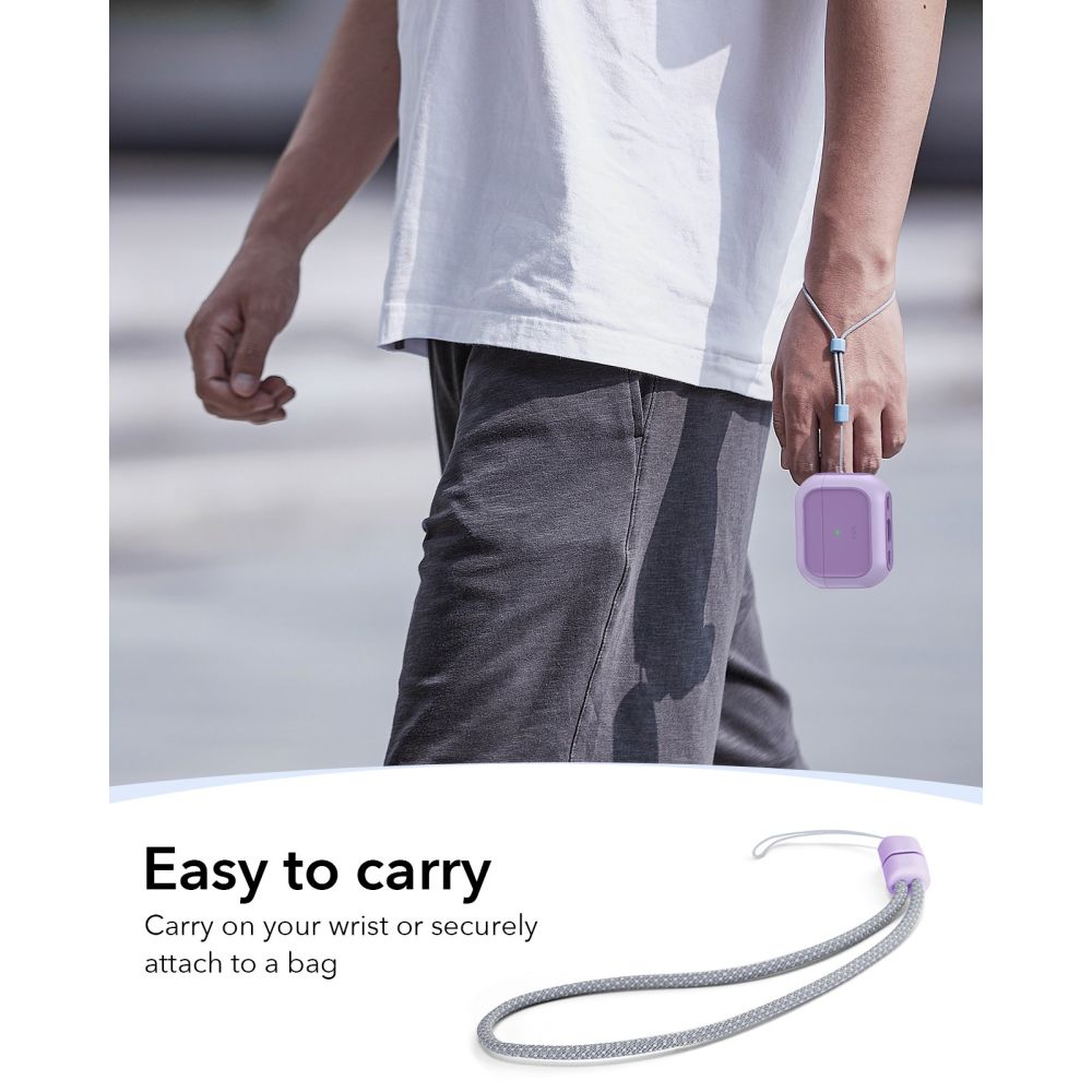 ESR Orbit Halolock MagSafe-hylster til AirPods Pro - lilla