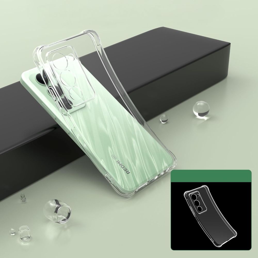Tech-Protect FlexAir Case til Xiaomi Redmi 15 4G / 5G - Gennemsigtig