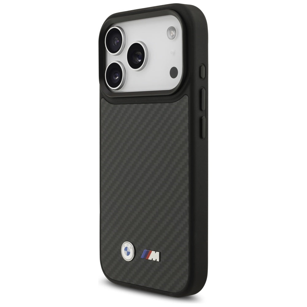 BMW M Kevlar Matt MagSafe Case til iPhone 17 Pro - sort
