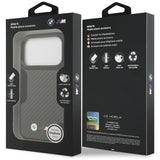 BMW M Kevlar Matt MagSafe Case til iPhone 17 Pro - sort