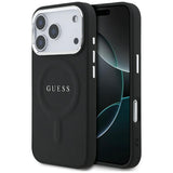 Guess Classic Logo MagSafe Case til iPhone 17 Pro - sort