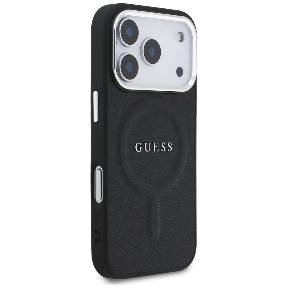 Guess Classic Logo MagSafe Case til iPhone 17 Pro - sort