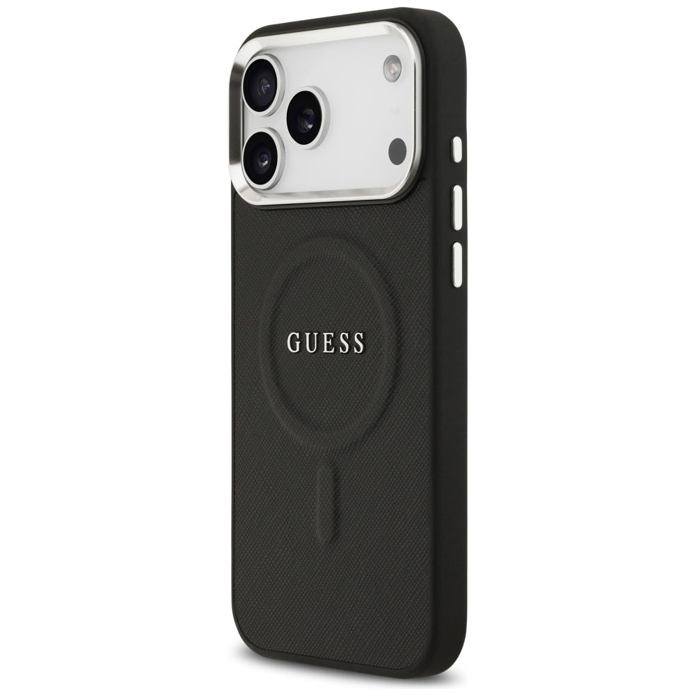 Guess Classic Logo MagSafe Case til iPhone 17 Pro Max - sort