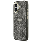 Guess Python Pattern MagSafe Case til iPhone 17 - sort