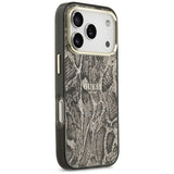 Guess Python Pattern MagSafe Case til iPhone 17 Pro - Brunt