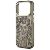 Guess Python Pattern MagSafe Case til iPhone 17 Pro Max - Brunt