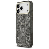 Guess Python Pattern MagSafe Case til iPhone 17 Pro Max - sort
