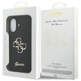 Guess Silicone Big 4G Script Case til iPhone 17 - sort