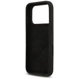 Guess Silicone Big 4G Script Case til iPhone 17 Pro - sort