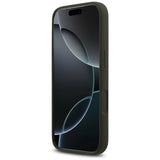 Guess Silicone Big 4G Script Case til iPhone 17 Pro - Grøn