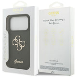Guess Silicone Big 4G Script Case til iPhone 17 Pro - Grøn